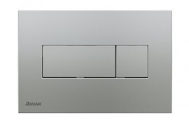 Ravak Universal WC ovládací tlačítko 247 x 165 plast, satin  X01456